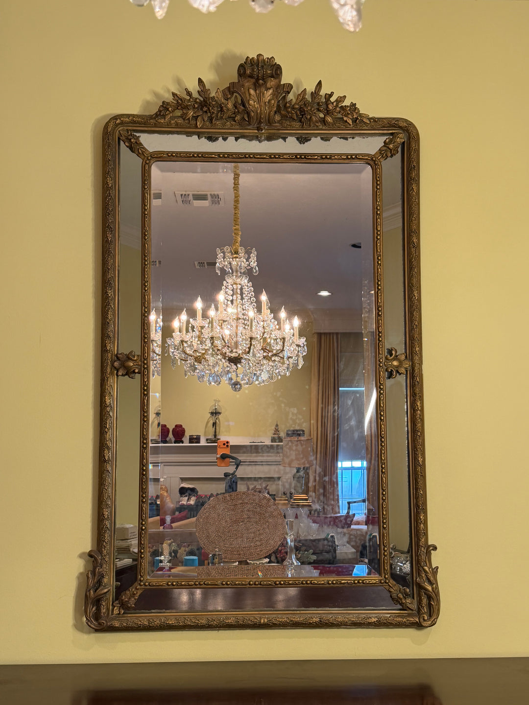 Ornate Cushion Mirror