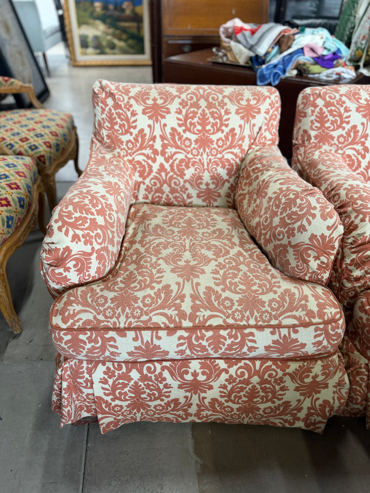 Set of 2 Slipcovered Armchairs