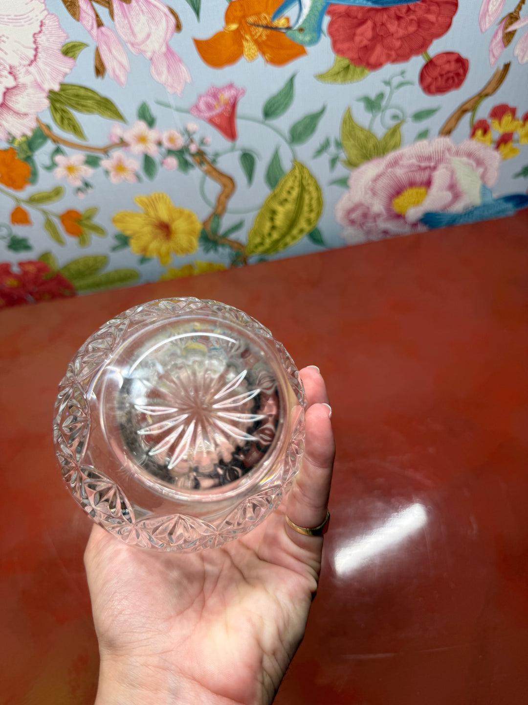Cut Glass Vase