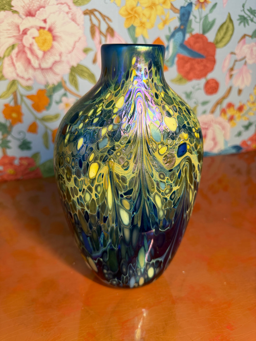 Brioni Iridescent Glass Vase
