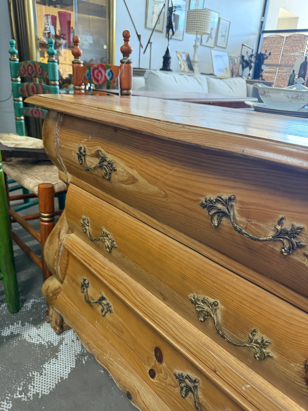Set of 2 Pine Chest of Drawers