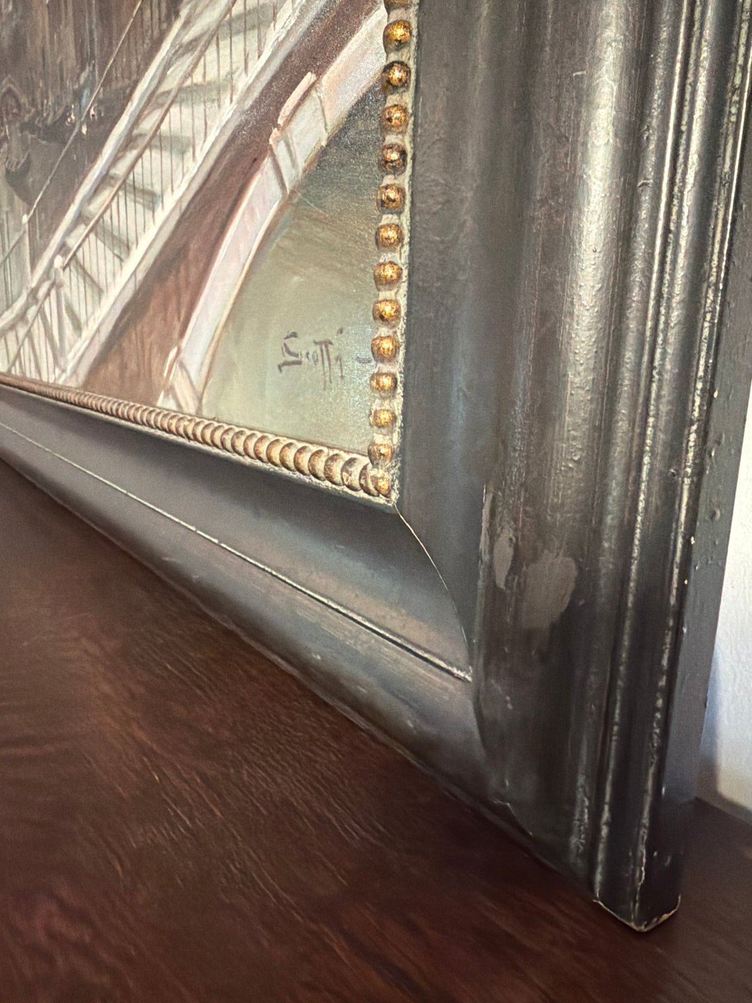 Original Venetian Oil Painting - Signed "Scotti"