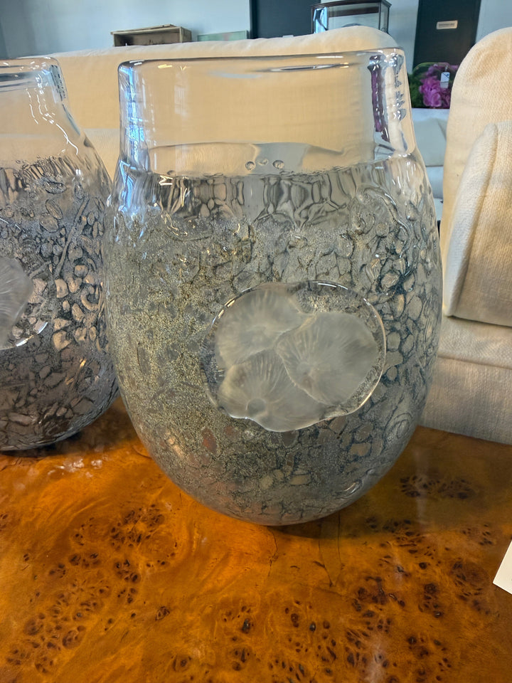 Pair Kjell Engman Vase "Fossil"