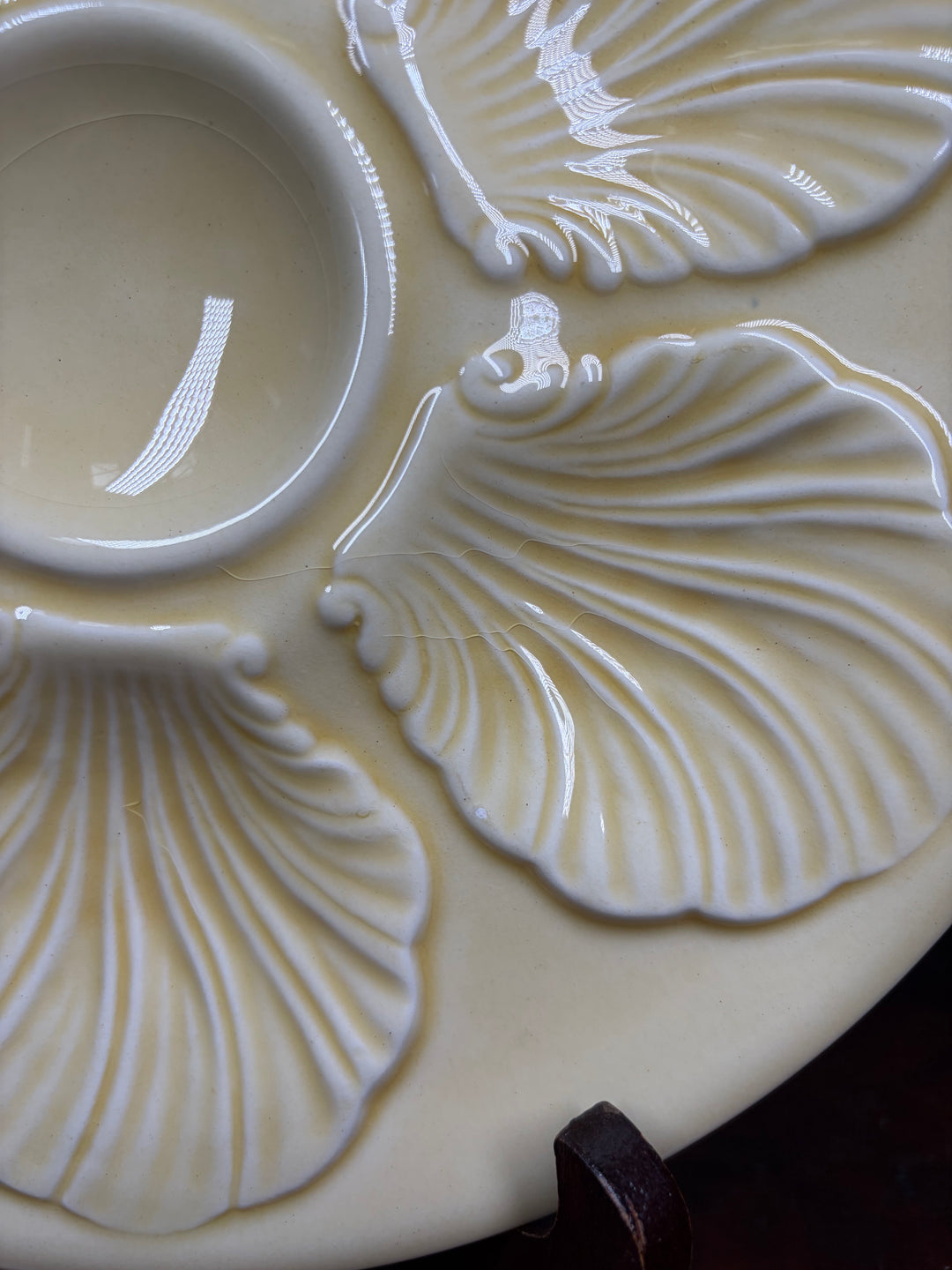 Yellow Oyster Plate