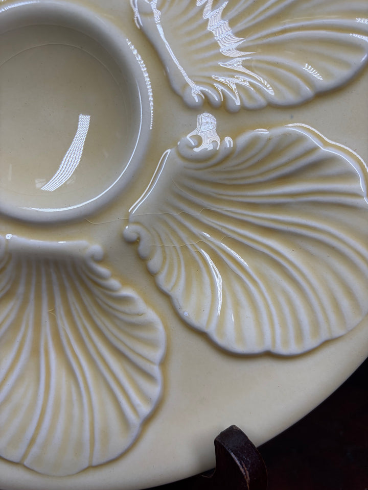 Yellow Oyster Plate