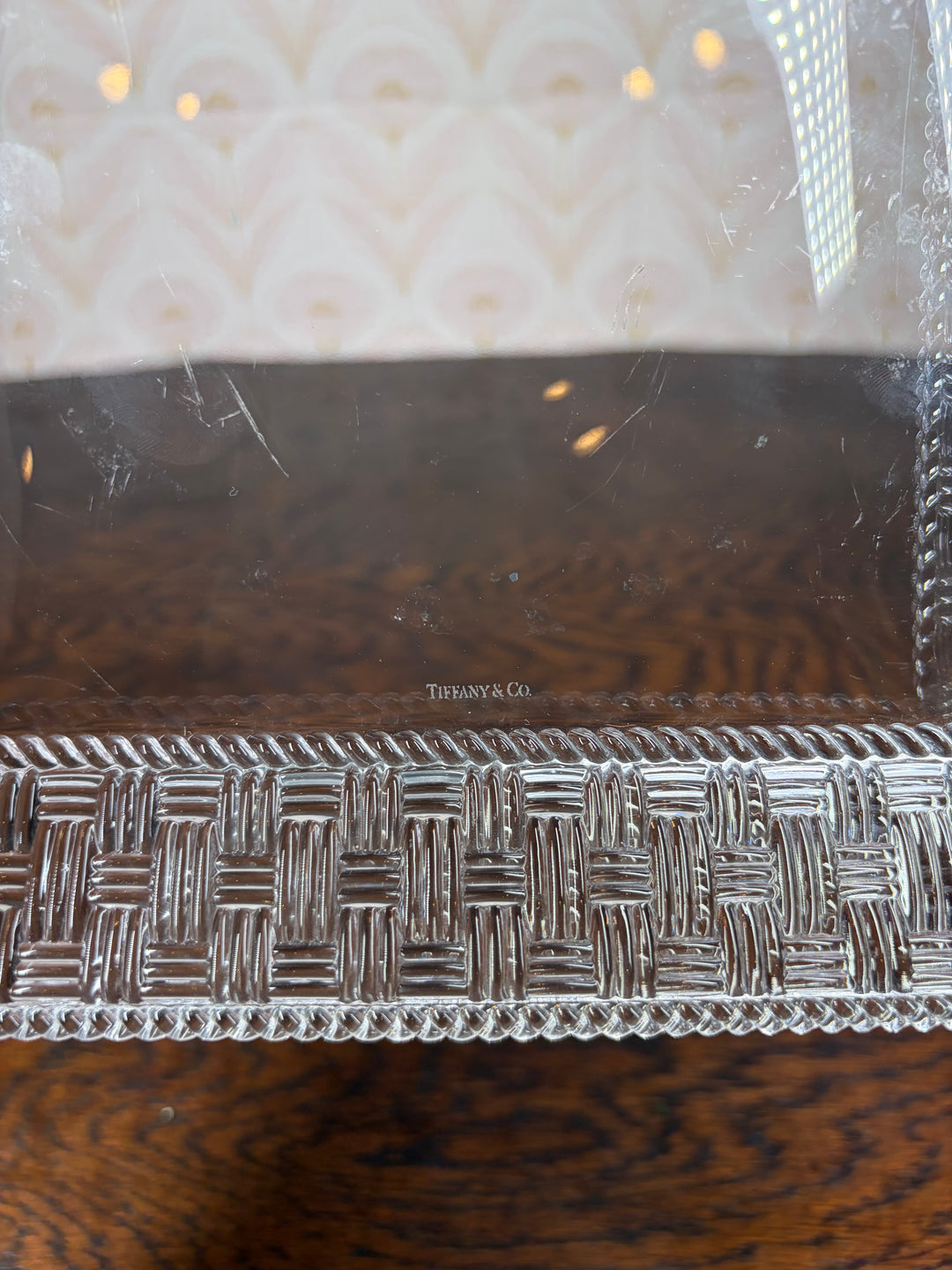 Tiffany & Co Basketweave Tray