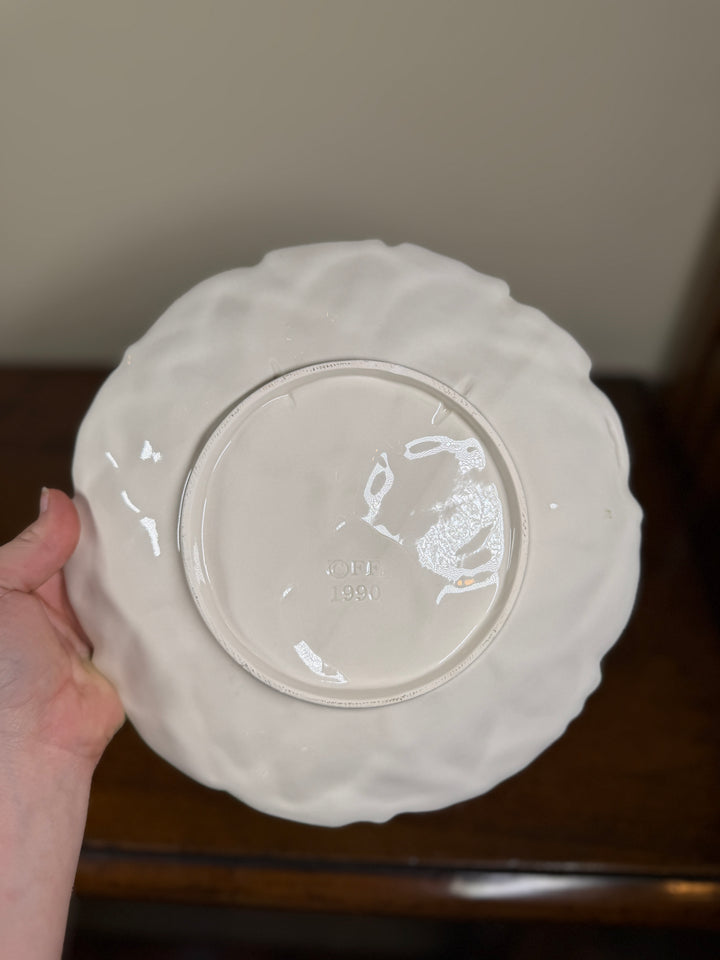 Fitz and Floyd Vintage Lemon Cups, Teapot, and Serving Plates (Priced as a set)