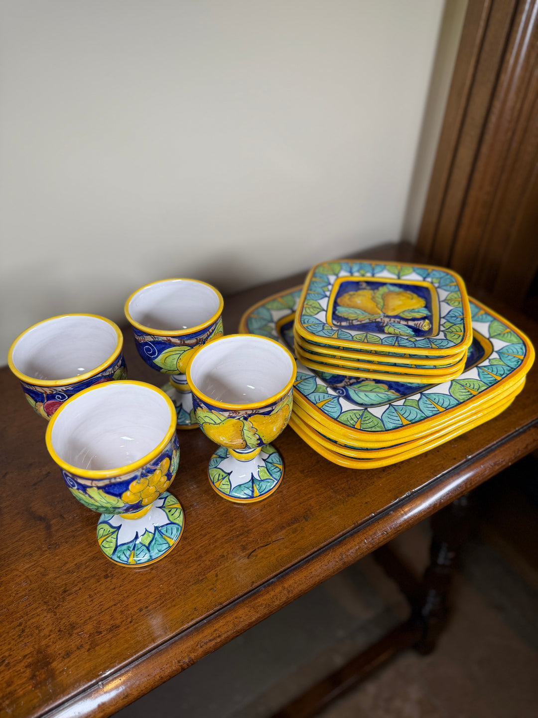 Handpainted Portuguese Service for 4
