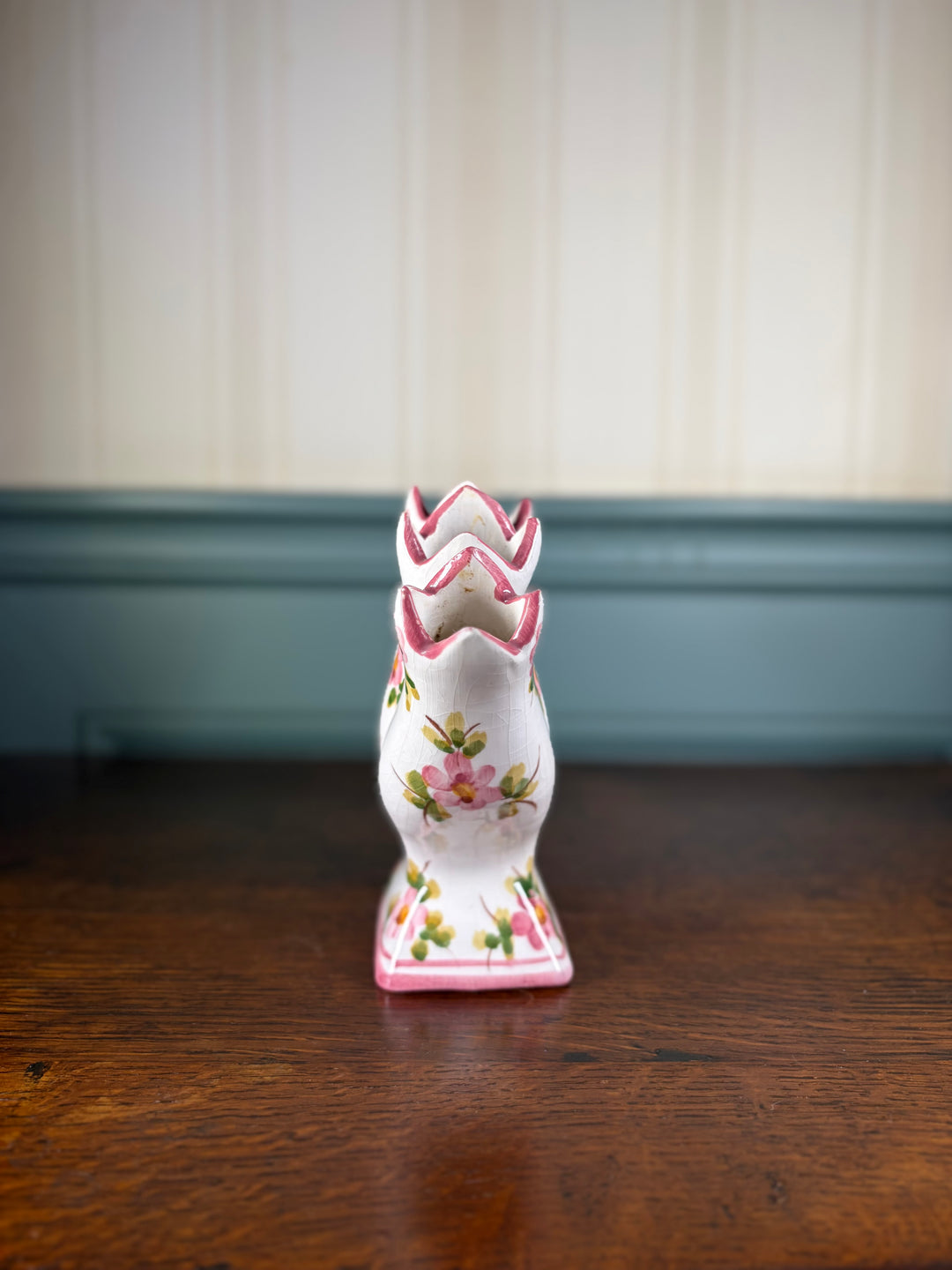 Handpainted in Portugal 5-Stem Vase