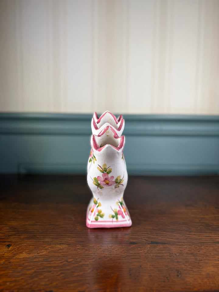 Handpainted in Portugal 5-Stem Vase