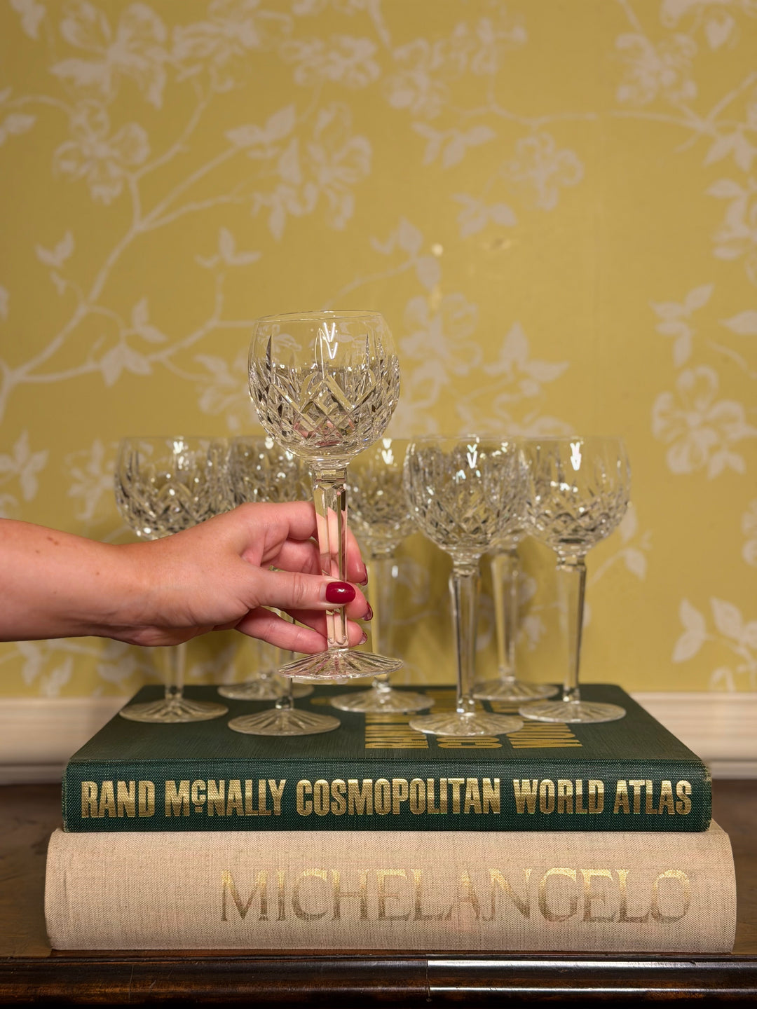 Waterford Hock Wine Glasses - Set of 8