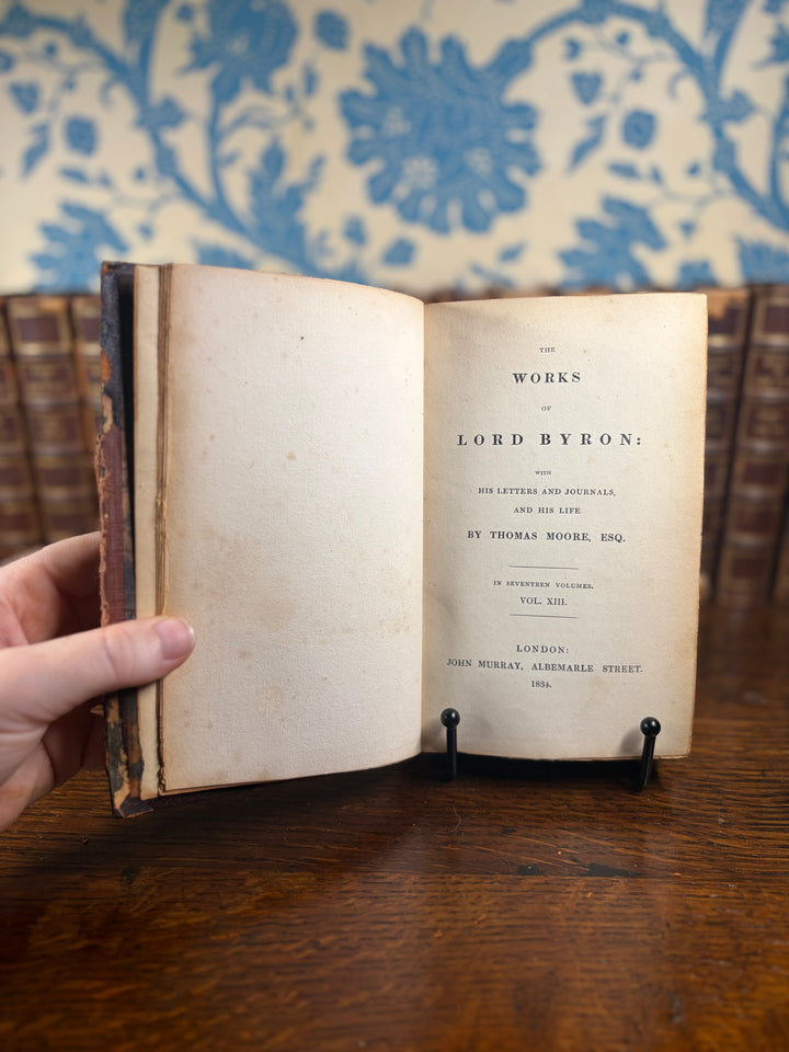 The Works of Lord Byron Volumes I-XVII