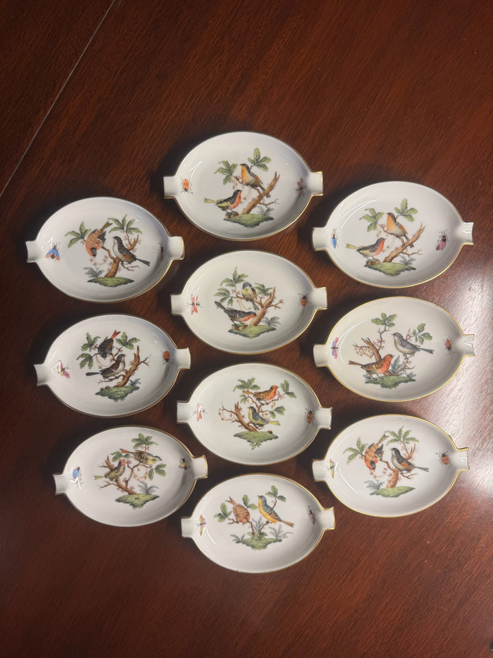 Herend Rothschild Ash Trays (#7784)