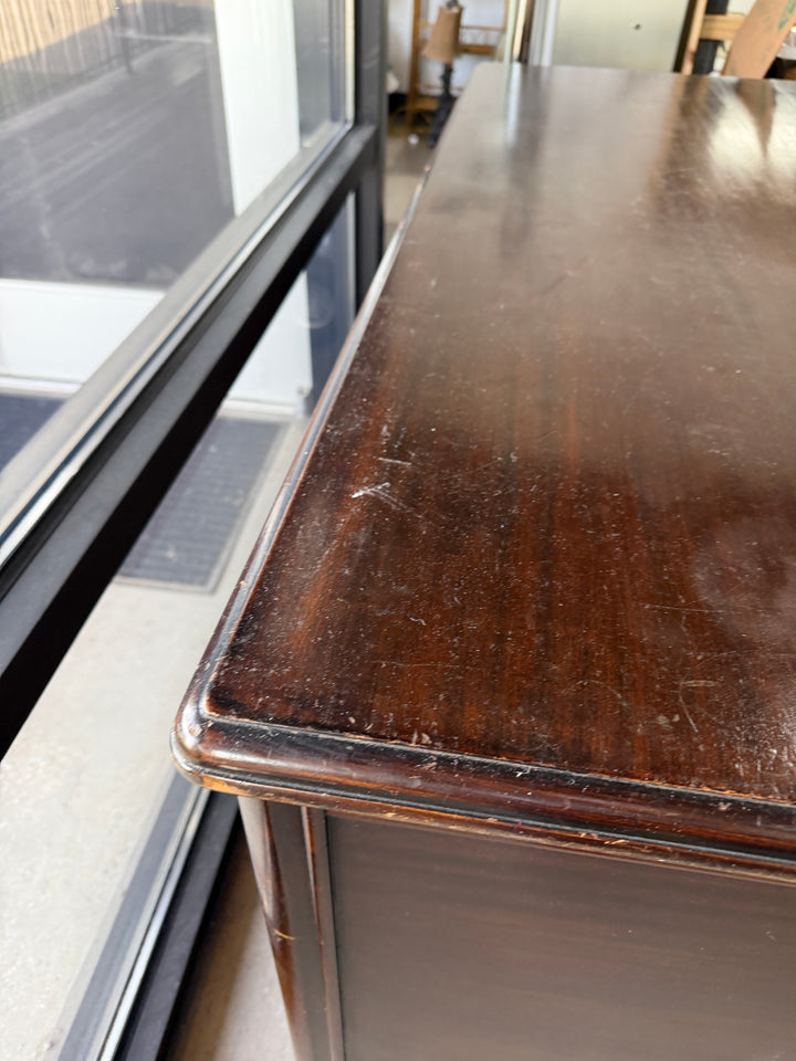Vintage Rucker Fuller Wooden Desk (Scratches on top)