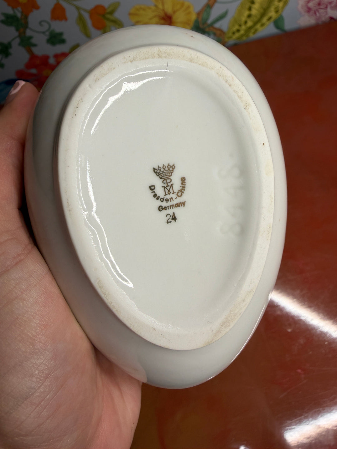 Dresden Porcelain Egg
