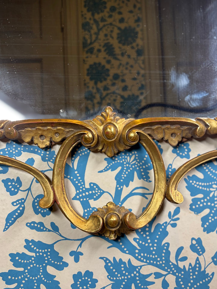 Antique Gilt Wood Mirror