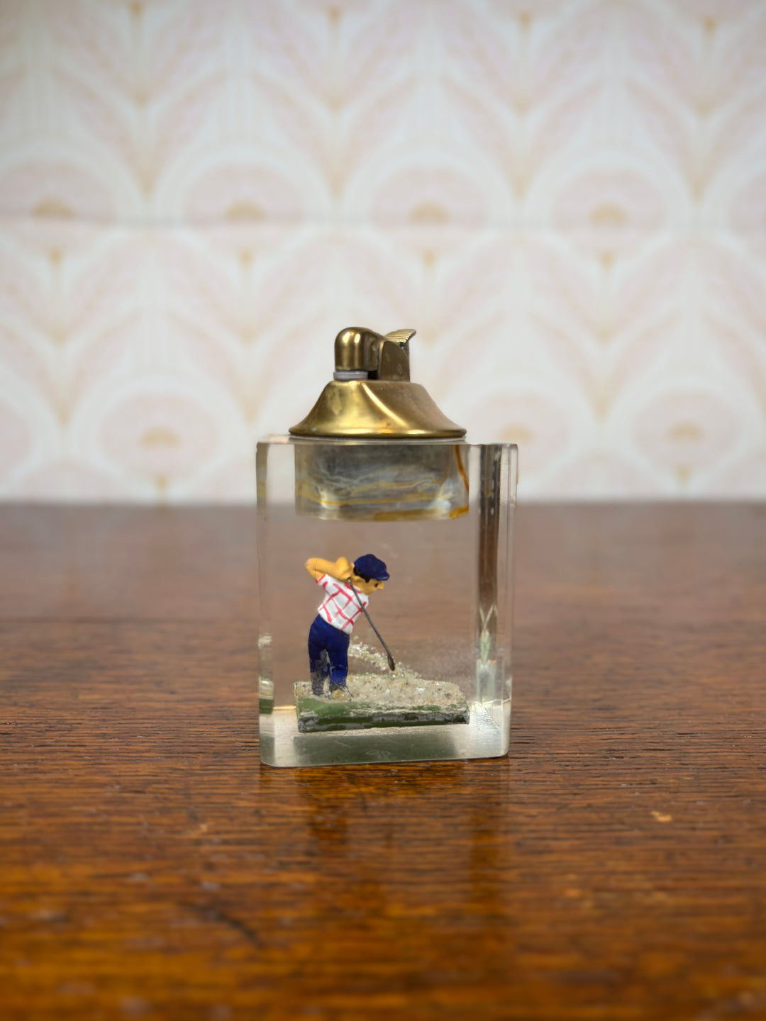 Vintage Golfer Cigarette Lighter