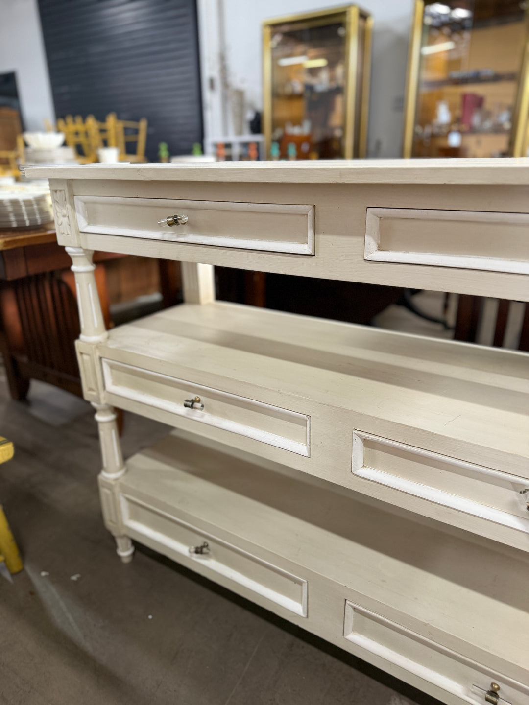 White Console Table