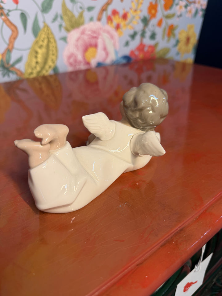 Lladro Angel Child - Laying Down