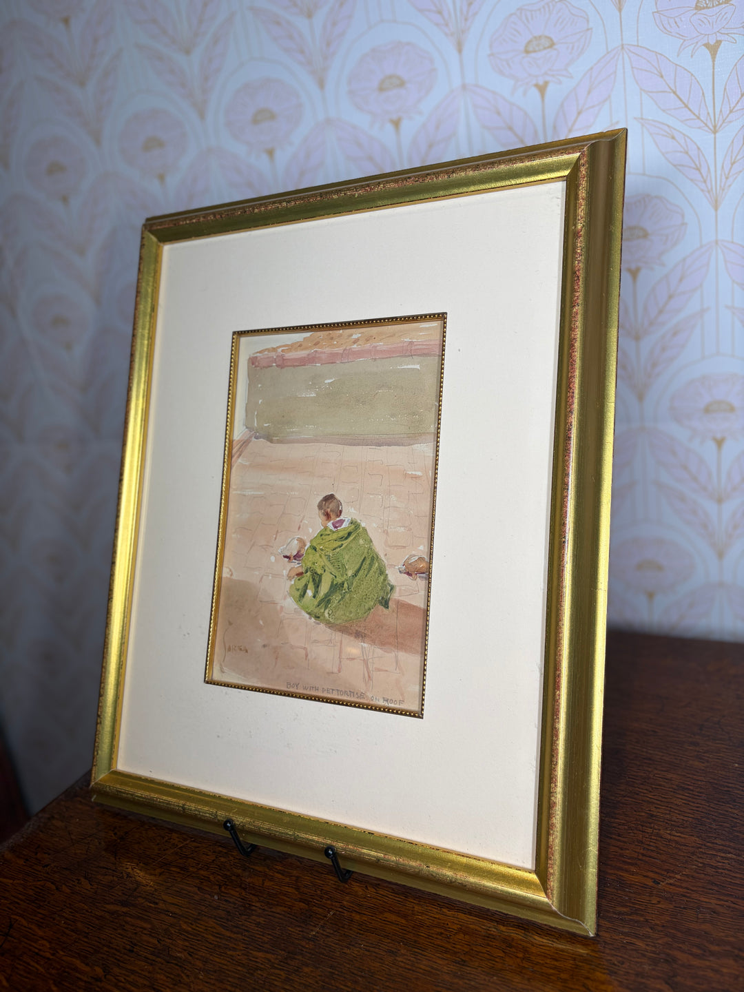 "Day with Pet Tortoise" by Charles Sarka