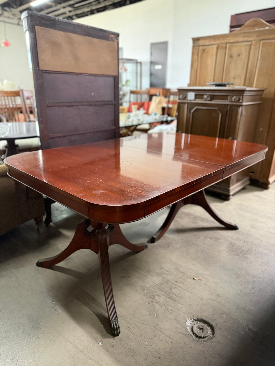 Dining Room Table (Likely Red Mahogany)