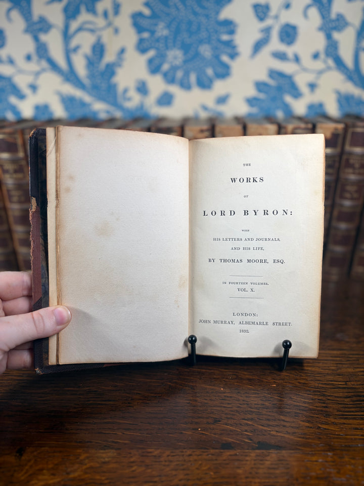 The Works of Lord Byron Volumes I-XVII