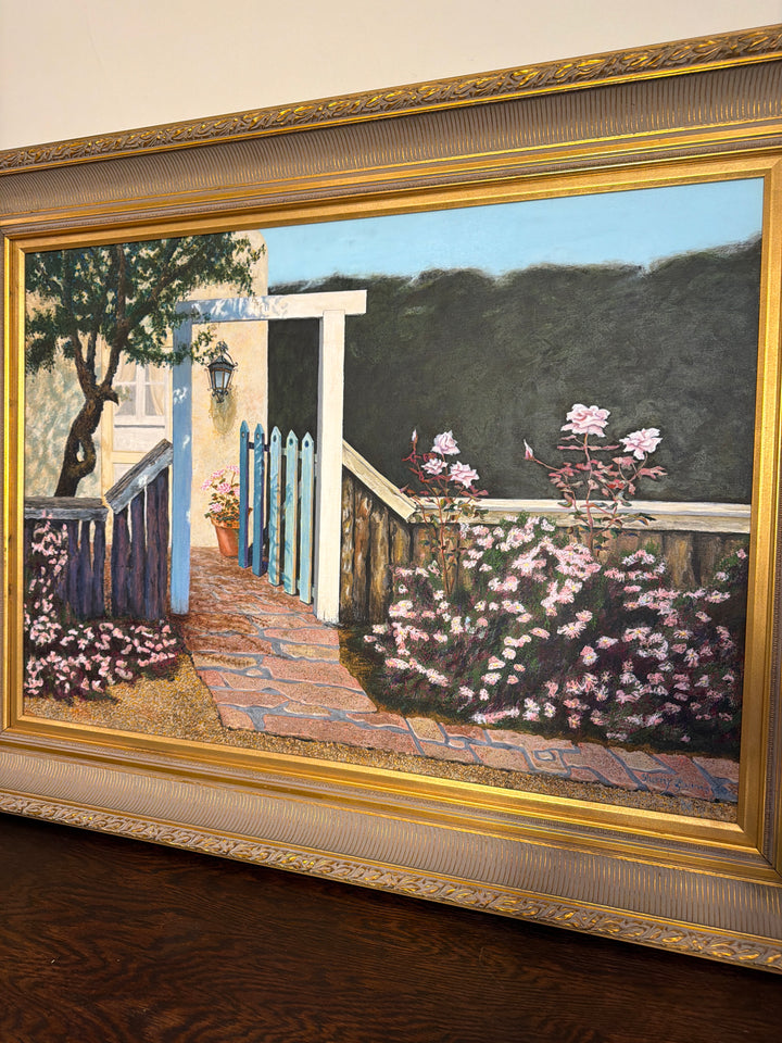 Original Oil Painting Signed Sherry Burnside - 42 in x 32 in