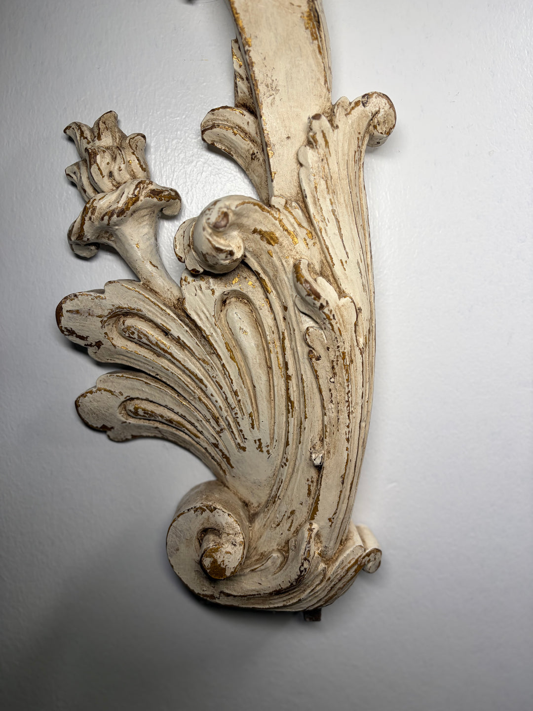 Large Baroque-Style Carved Architectural Arch Wall Ornament