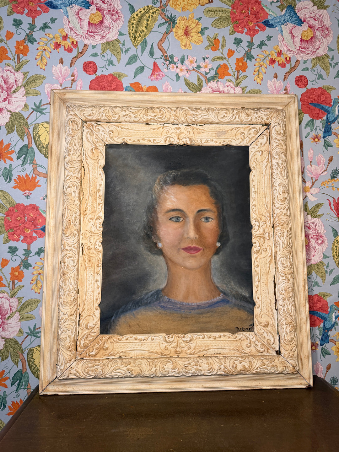 Antique Framed Oil Painting
