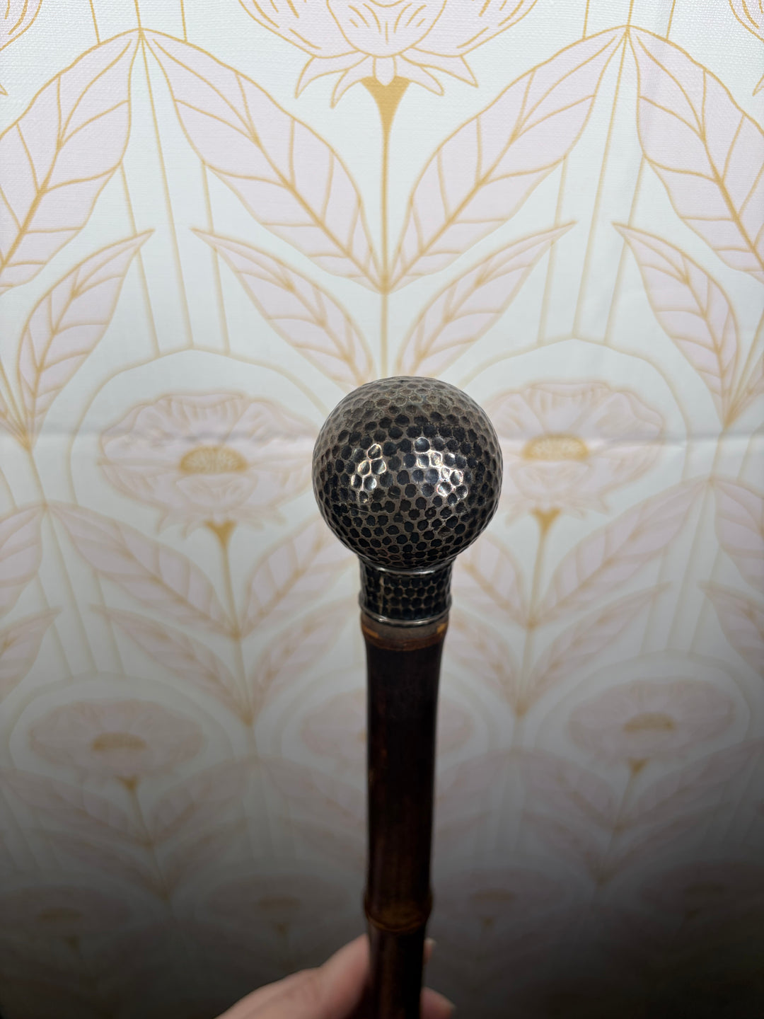 Sterling Silver Head Cane