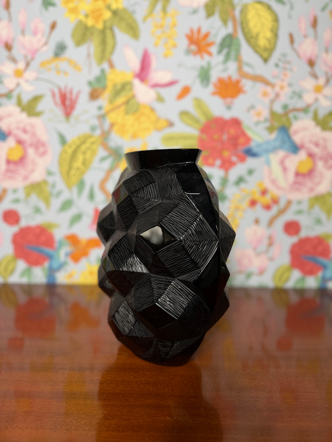 Lalique Tortue Black Vase