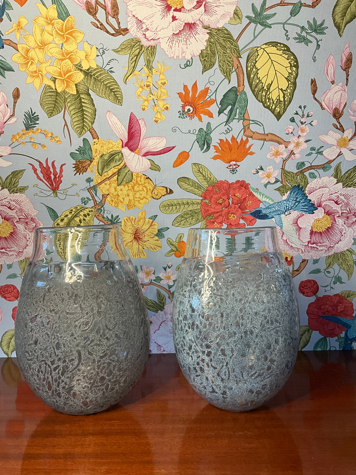 Pair Kjell Engman Vase "Fossil"