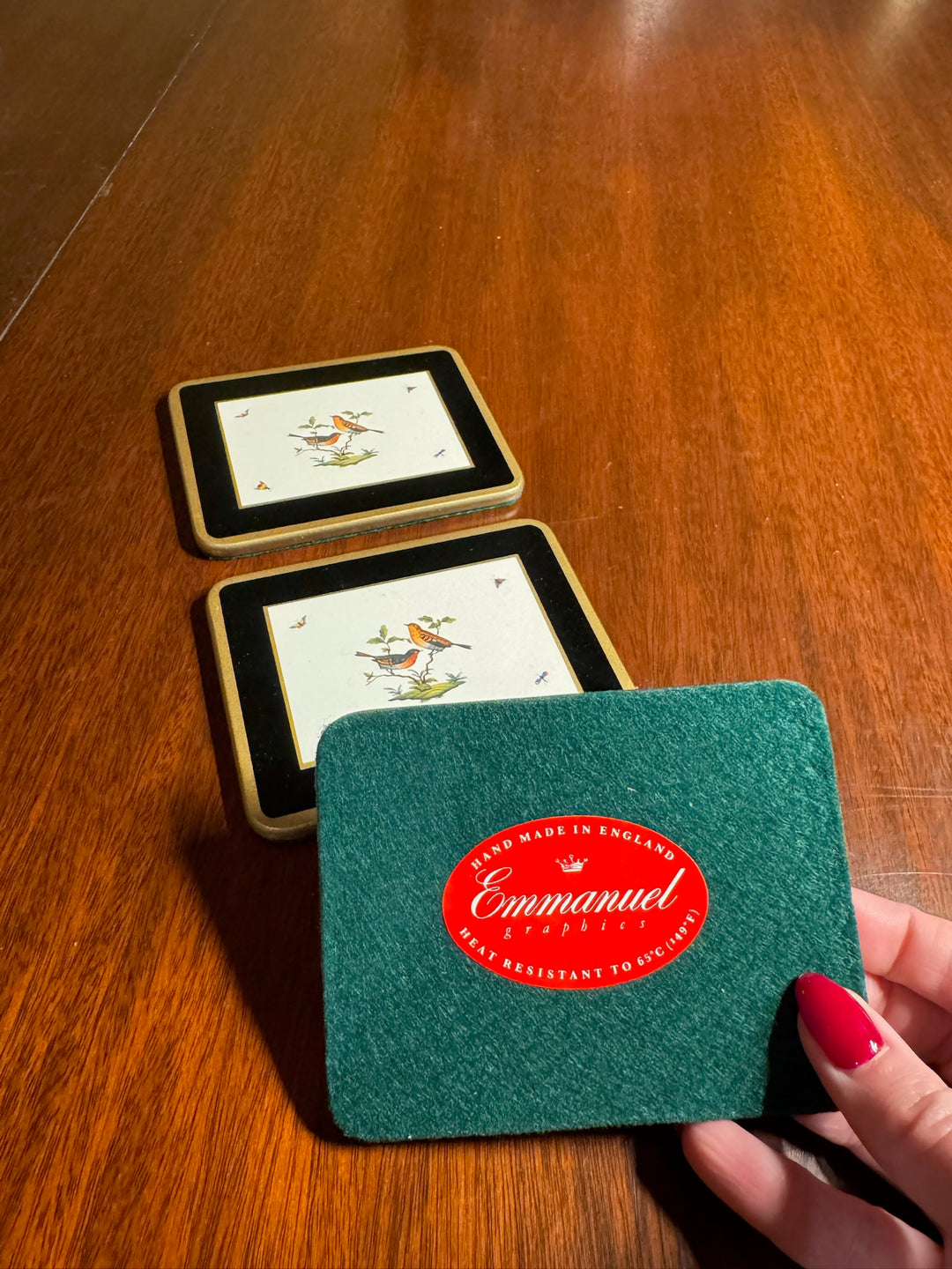 Herend Set of 3 Coasters