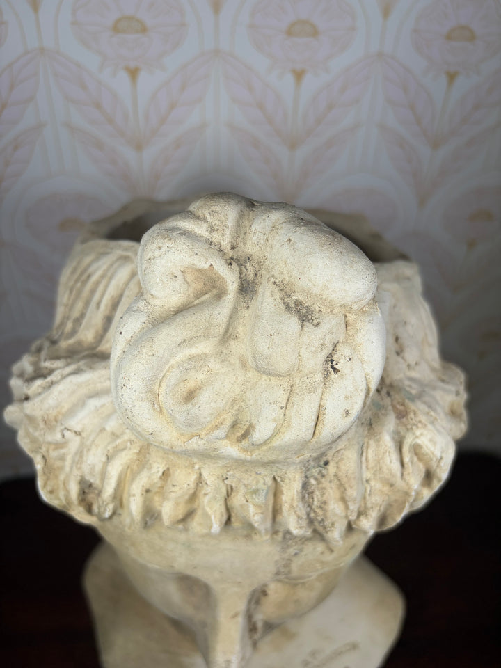 Neoclassical Female Bust Planter
