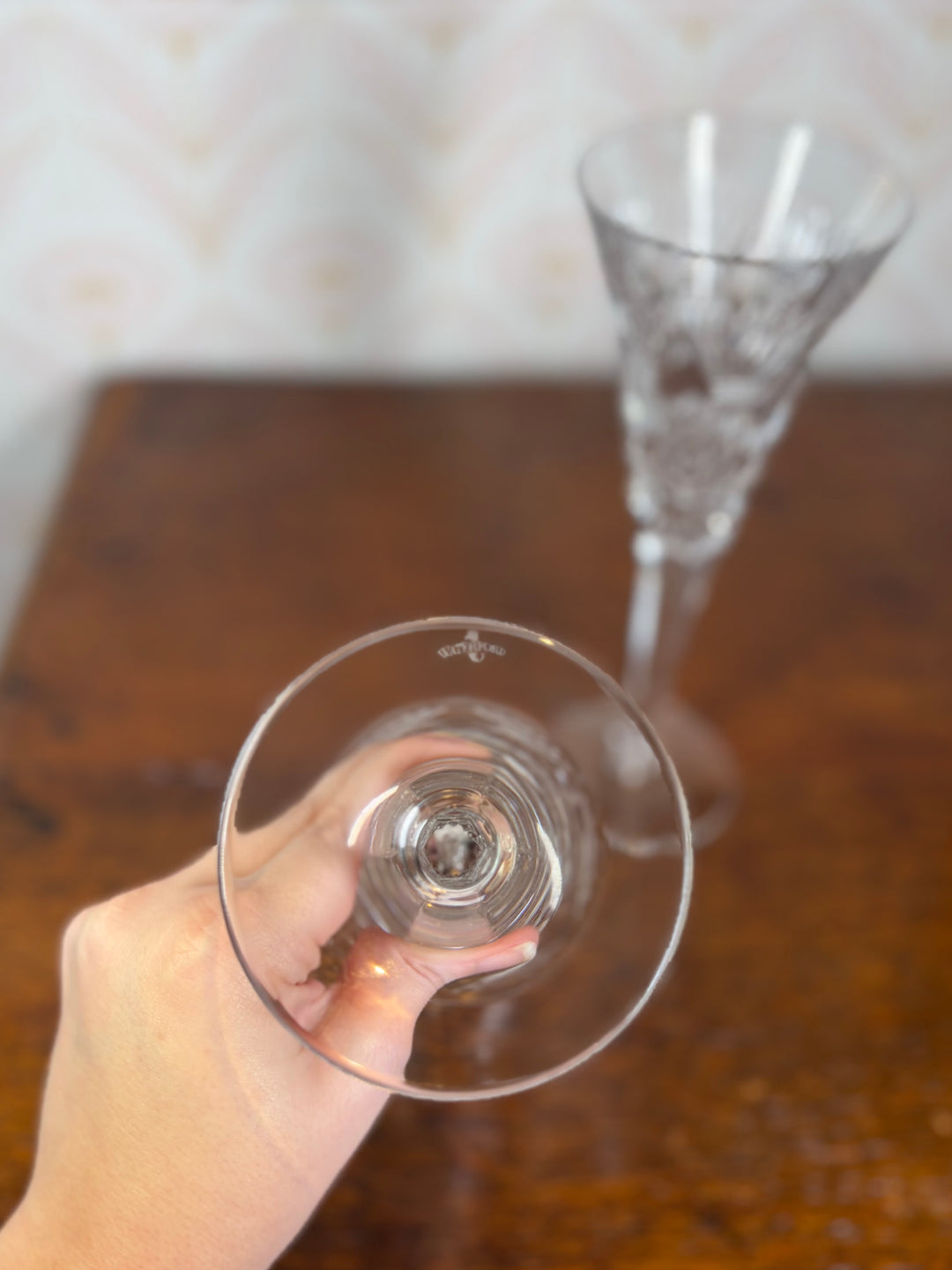 Pair of Waterford Champagne Flutes