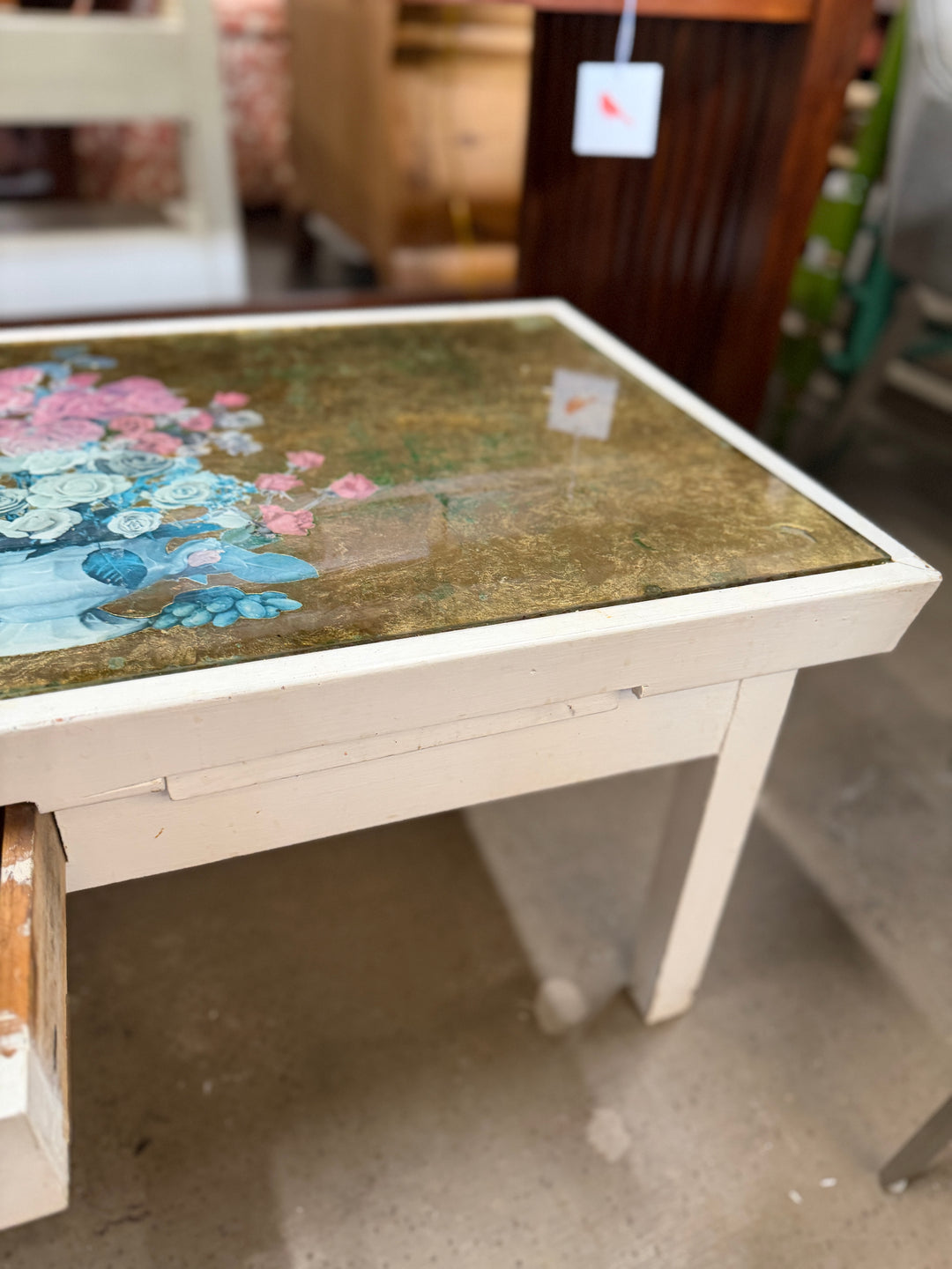 Antique Gold Leaf Coffee Table