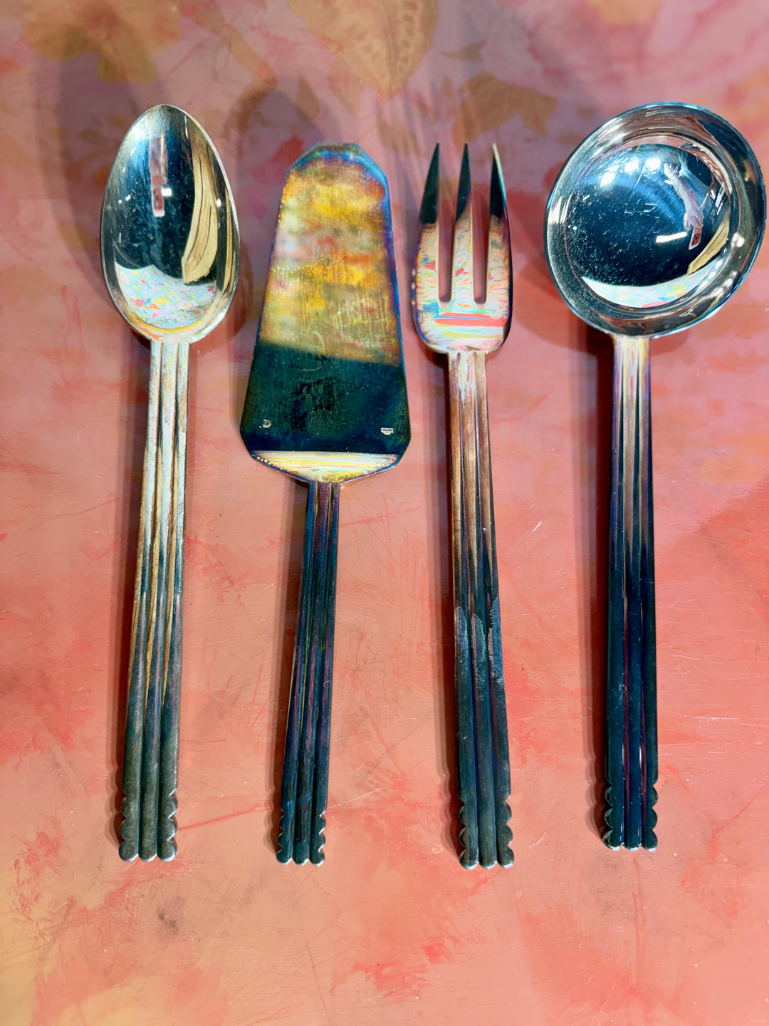 Puiforcat Silverplated Nantes Flatware (Service for 8 + 4 Serving Pieces)