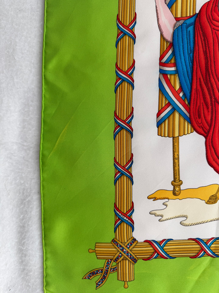 Vintage HERMÈS ‘Liberté Égalité Fraternité’ French Republic 1789 90