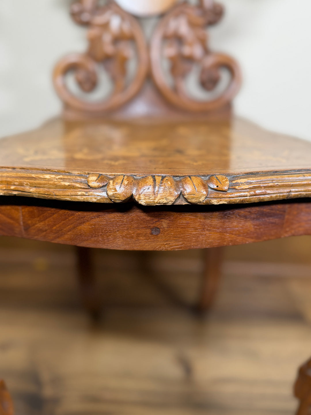 Italian Marquetry Chair