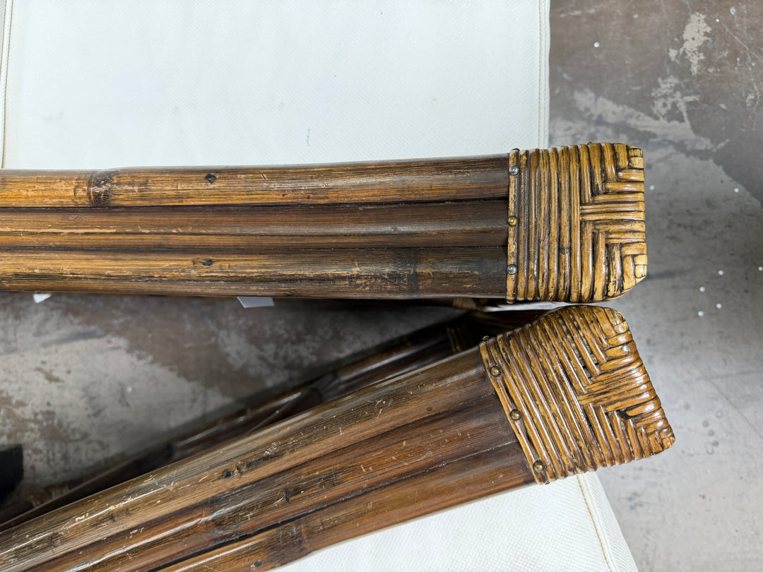Vintage Bamboo and Rattan Armchairs
