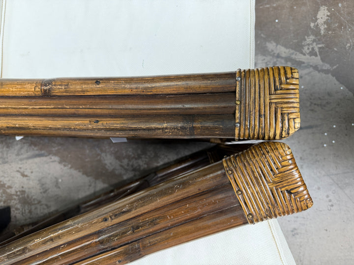 Vintage Bamboo and Rattan Armchairs