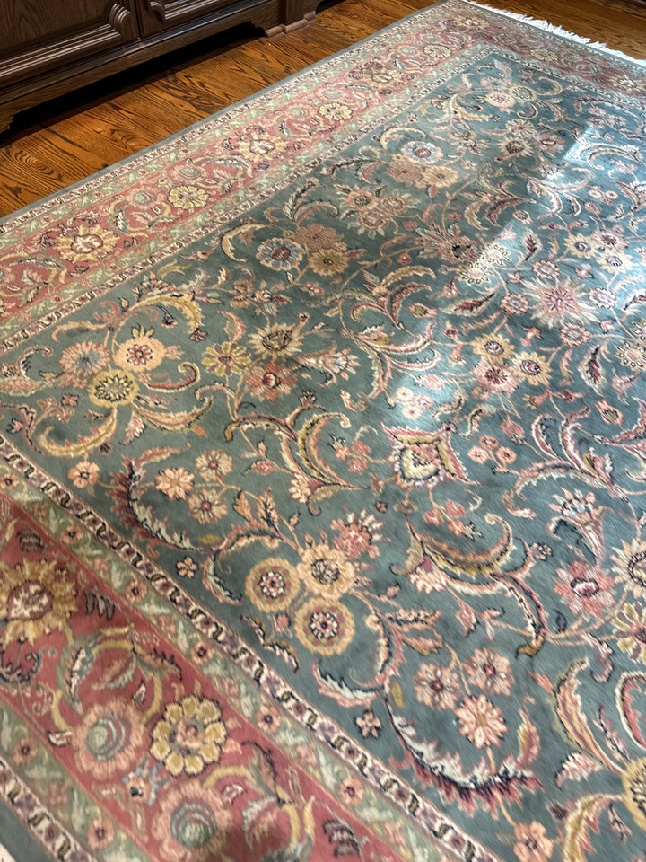Fine Indo Kashir Rug (8x10 ft) (Online Only Item)