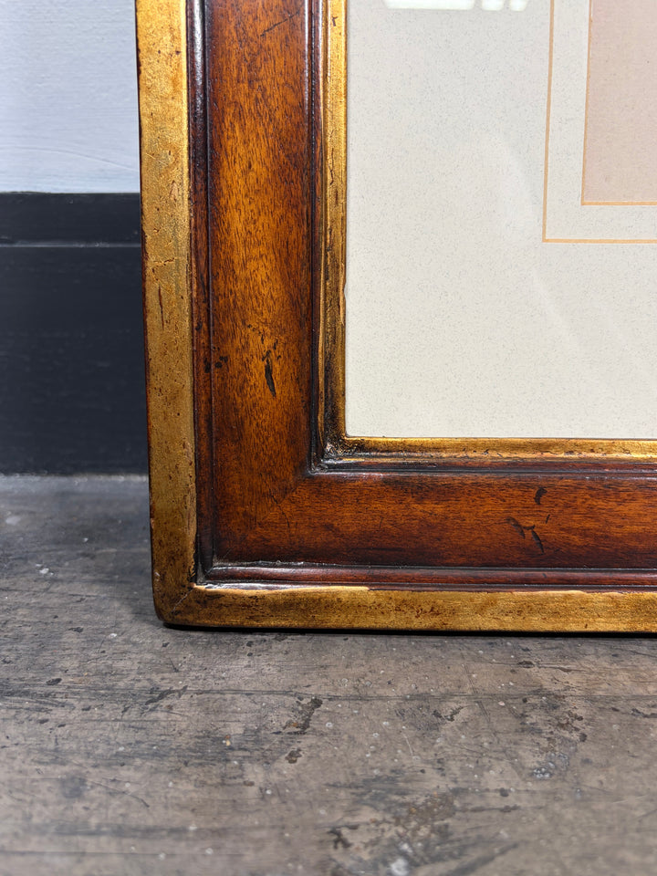 Framed Heraldic Coat of Arms Print – Touchet, Lord Audley