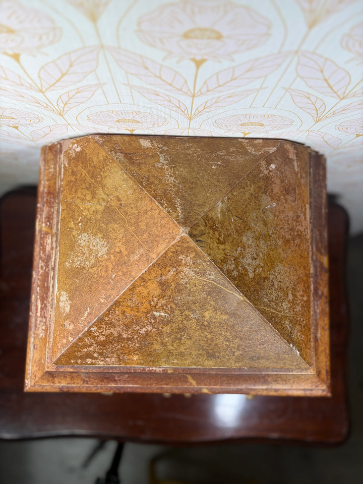 Decorative Wooden Wall Bracket with Gilt Rococo Hardware