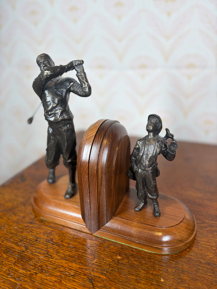 Golfer Bookends