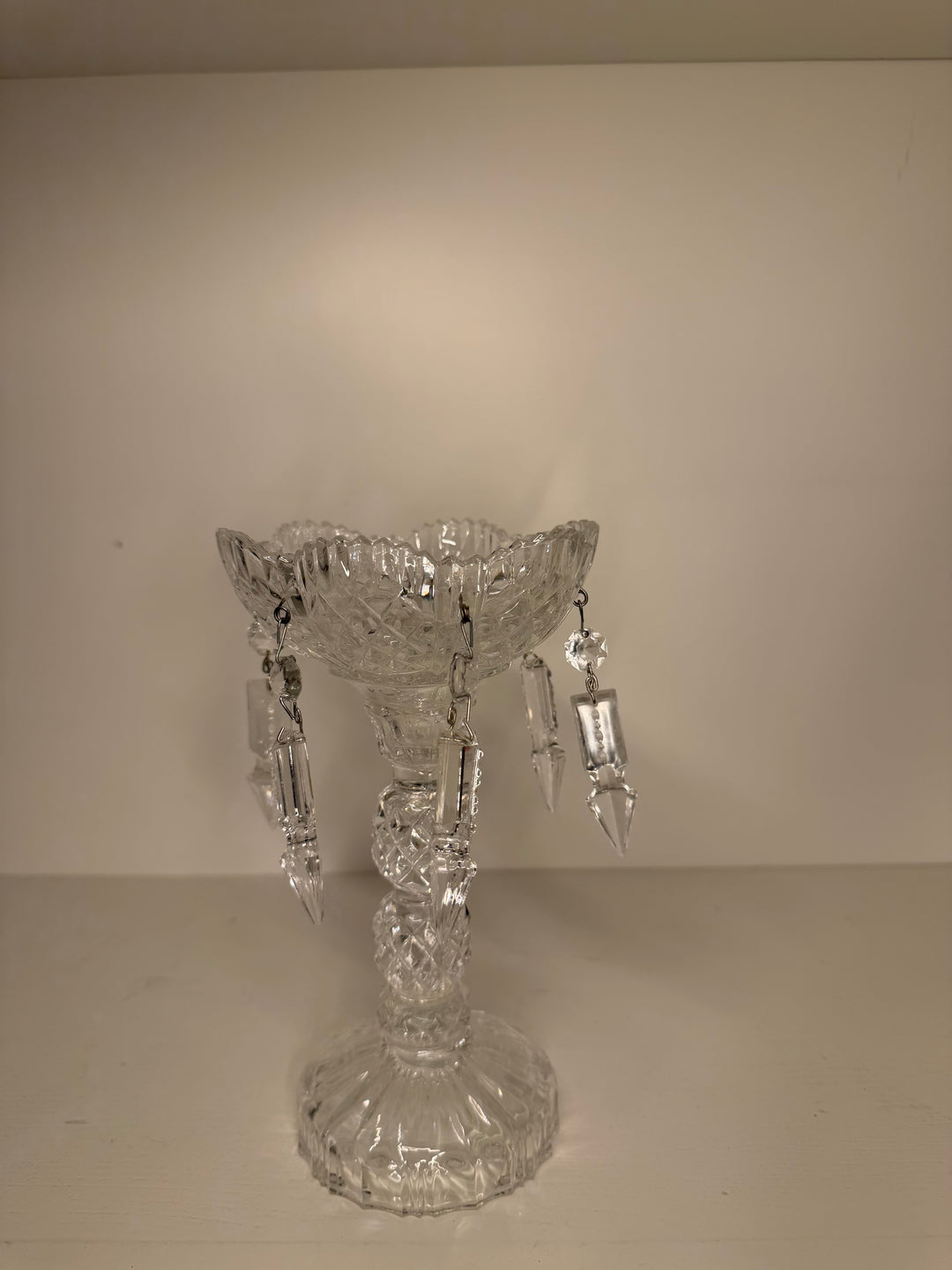 Candlestick with Drop Bobeches