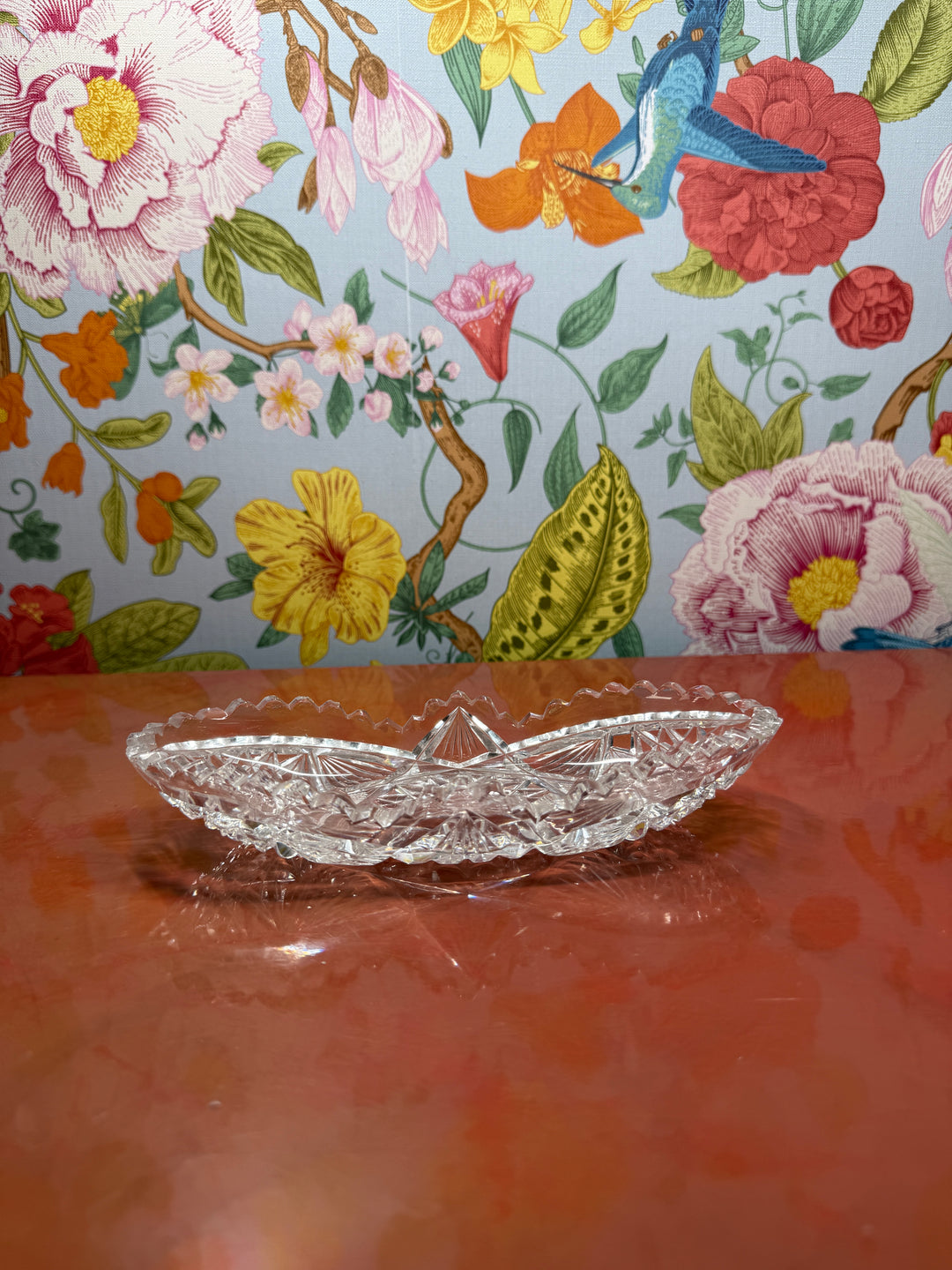 Cut Glass Trinket Dish