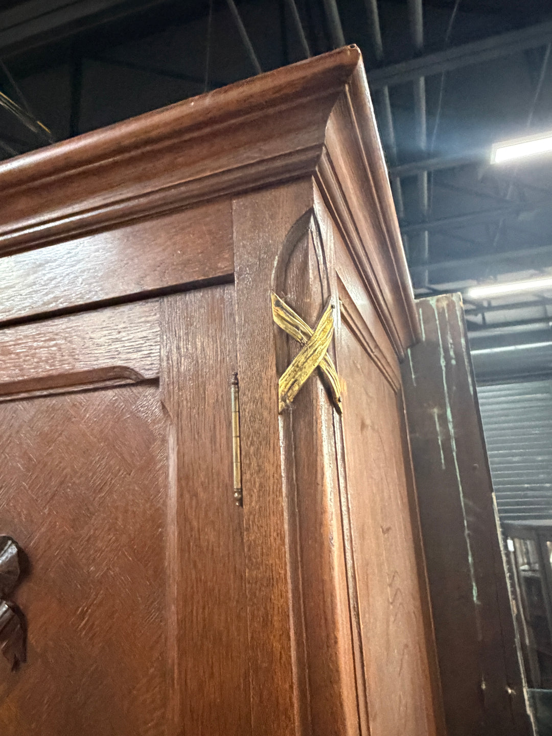Antique Marble Top Buffet/Hutch