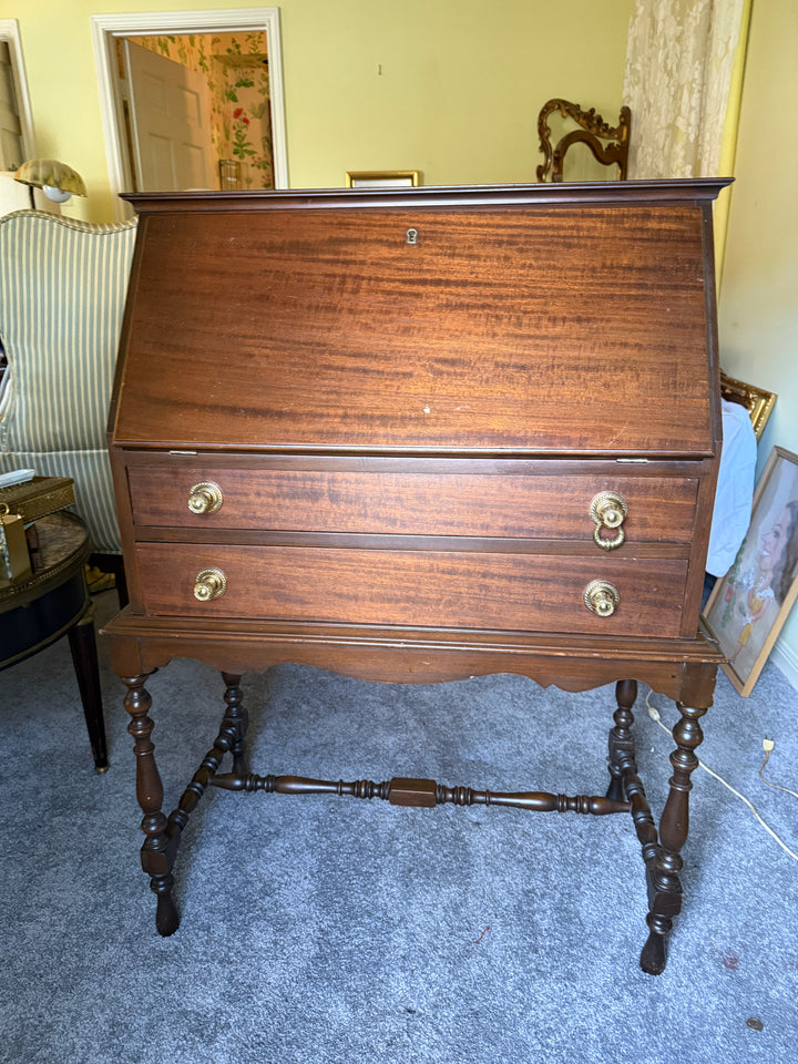 Slant Drop Front Secretary Desk