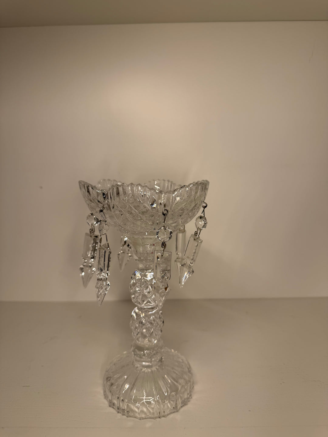 Candlestick with Drop Bobeches